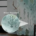 thumbnail image 3 of Summer Shower Curtain for Bathroom Stall RV Sea Horse Fabric Shower Curtain Set Marine Coral Fishes Waterproof Shower Curtain 72x78inches with Hooks, 3 of 14