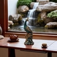 thumbnail image 4 of Feng Shui Creative Peacock Statues，Resin Bird Sculpture  Living Room, Bed Room And Office Handicraft Porch Decoration Statue, 4 of 7