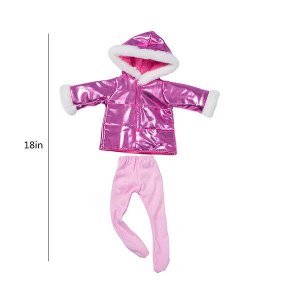 Juguetes Para Niño Ropa para muñecas bebé, abrigo de 43 cm, chaqueta de plumón para muñeca de 18 pulgadas, pantalón para muñeca. Juguetes Para Bebe 1 Año