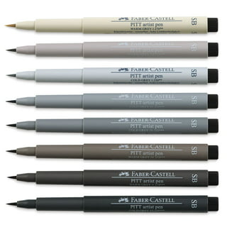 Faber-Castell | Pitt Artist Pen Set of 8 Black & Greys