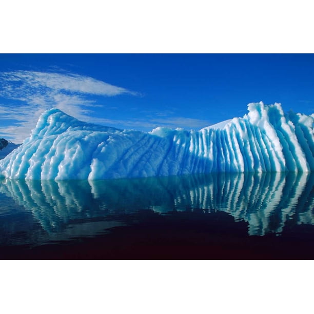 Iceberg Reflection Paradise Bay Antarctic Peninsula Antarctica Poster Print By Colin Monteath Walmart Com Walmart Com