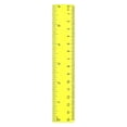 thumbnail image 5 of Apeya Portable 15cm Small Ruler, 4.13 x 1.18 in Lightweight Transparent Yellow Measuring Stick for Hardworking Students, Office Workers and Teachers, 5 PC, 5 of 9