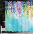 thumbnail image 4 of Ambesonne Abstract Art Shower Curtain, Landscape Spring, 69"Wx84"L, Multicolor, 4 of 5