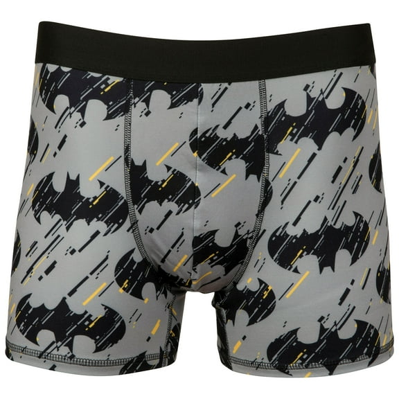 Batman Logo Dark and Stormy All Over Underwear Boxer Briefs-Small (28-30)