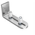 thumbnail image 3 of Guía de piso ajustable, guía inferior de pared/puerta para puerta corrediza de madera, acero inoxidable, 3 of 5