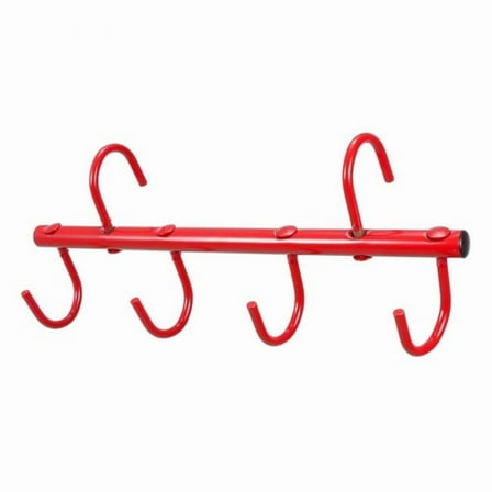Tough-1 4-Prong Portable Tack Rack Red