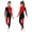 Red, variant on iixpin Girls' Gymnastics Leotards Sports Activewear Full Body Long Sleeve Unitard Catsuit Athletic Dance Bodysuit Red 12