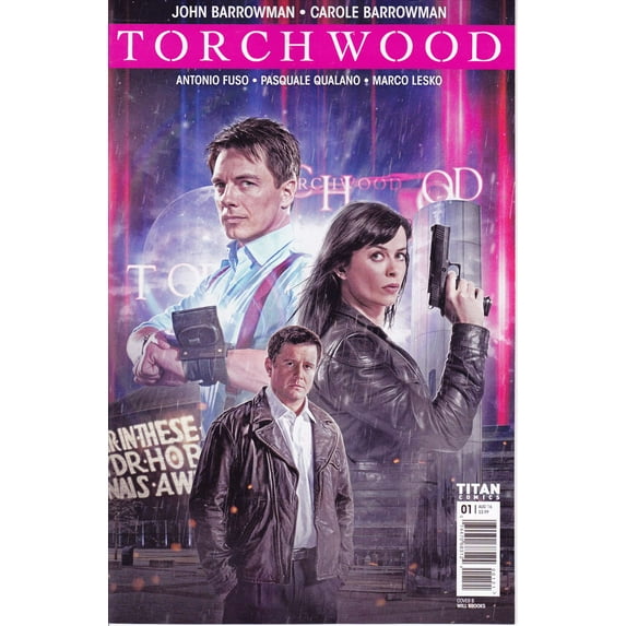 Torchwood #1B VF ; Titan Comic Book