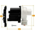 thumbnail image 2 of Scaroo 137221600 Washer Drain Pump for Kenmore Electrolux 131724000, 2 of 4