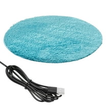 JoyMoreToys Pet Heating Pad for Small Dogs & Cats, Round Electric Heated Pad, Chew Proof, Waterproof, Easy Clean