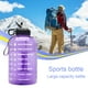 thumbnail image 3 of Naiovety jarro plástico del viaje del marcador de tiempo de la botella de agua del galón de motivación 3.78L Ropa Deportiva, Zapatos Púrpura Naiovety OD019765-05B, 3 of 6
