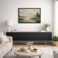 thumbnail image 5 of Framed Canvas Print Vintage Country Landscape Wall Art Farmhouse Decorative for Living Room Bedroom - 24"x36" BLACK, 5 of 8