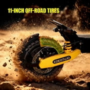 EOEOTWO GT06Plus Electric Scooter for Adults, 2400W Dual Motor, Up to 40 MPH & 43 Miles Range, 11 Off-Road Tires, 330 lbs Max Load, Foldable Fast Commuting E-Scooter with App & NFC,UL2272