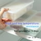 thumbnail image 3 of Bewildely Gadget de cocina Cajas de almacenamiento de clasificación de 3 compartimentos con tapa Orificio de drenaje Caja de mantenimiento Almacenamiento y organización del hogar, 3 of 6