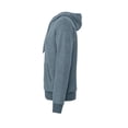 thumbnail image 3 of Bella + Canvas - Sudadera con Cremallera para Adultos Unisex (Gris Pizarra Jaspeado) Bella + Canvas UTRW7760_slategreyheather, 3 of 3