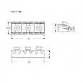 thumbnail image 2 of Lefu Electric Guitar String Locking Nut 42mm Replacement For Tremolo Bridge Parts, 2 of 5