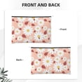 thumbnail image 2 of Zufioo Daisy and Ladybug Print DuPont Paper Portable Toiletry Bag, 8.9x6.5 inch Zippered Hand-held Paper Cosmetic Bag Storage Tool Kit, 2 of 7