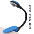 thumbnail image 2 of Luz LED para libros, luz de lectura de libros con clip, recargable por USB, brillo blanco cálido y frío, cuidado de los ojos, ligera y portátil como regalo perfecto para niños, 2 of 5