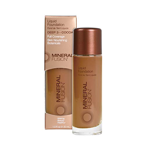 Mineral Fusion Fond de Teint Liquide, Deep 3, 1 Fl Ounce
