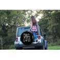 thumbnail image 2 of MSGUIDE Spare Tire Cover Not All Those Who Wander are Lost for Car Trailer RV Truck 14 15 16 17h, 2 of 5