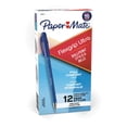 thumbnail image 1 of Paper Mate FlexGrip Ultra Ballpoint Pens, Fine Point (0.8 mm), Blue, 12 Count, 1 of 4