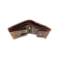 thumbnail image 6 of CTM  Oil Pull Up Leather Euro Bifold Wallet (Men), 6 of 6