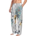 thumbnail image 2 of Balery The World Map with Cartoon Animals print Men's Pajama Pants,Ultra Lightweight Pjs,Lounge Pant-X-Large, 2 of 9