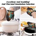 thumbnail image 7 of Pofeuu Maple Meditating Bear Print Thickened Mini Silicone Oven Mitts Heat Resistant, Rubber Oven Mitt Gloves, Finger Pinch Grips, Pot Holder, Silicone Potholder, 7 of 7