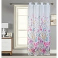 thumbnail image 1 of Sheer Grommet Panel, 54x95", Multi Floral, 1 Panel, 1 of 2