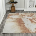 thumbnail image 5 of JONATHAN Y CONTEMPORARY POP 3 x 5 Area Rug, Petalo Abstract Two-Tone - Orange/Cream, CTP200D-3, 5 of 10