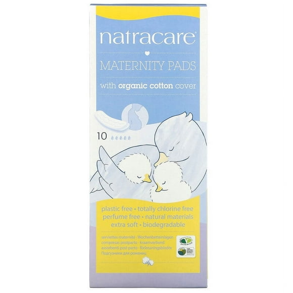 Natracare New Mother Natural Maternity Pads 10 Pads Pack of 2