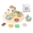 MERIGLARE Toddlers Afternoon Tea Time Little Girls Tea Time Playset Fun