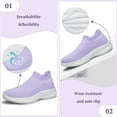 thumbnail image 5 of AFB Womens Slip on Walking Shoes Comfort Lightweight Breathable Sock Shoe Non-Slip Athletic Fashion Mesh Workout Casual Sports Sneakers, 5 of 9