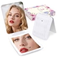 thumbnail image 1 of Espejo de maquillaje klarh con aumento de 1X/10X con 3 luces y 2700 mAh, 1 of 7