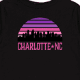 thumbnail image 4 of Inktastic Charlotte North Carolina Gifts Skyline Girls Long Sleeve Toddler T-Shirt, 4 of 5