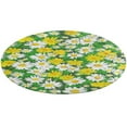 thumbnail image 4 of Floral Colorful Flower Round Rugs -Washable Non-Slip Small Round Area Rug Throw Soft Circle Rugs for Bedroom, Modern Print Indoor Carpet for Entryway Sofa Living Room, 4 of 6