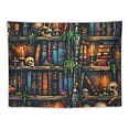 thumbnail image 5 of ONETECH Tapestry for Bedroom, Trippy Magical Book Skull Plant Vintage Aesthetic Wall Tapestry Home Decor Wall Hanging for Living Room Bedroom Dorm, 5 of 6