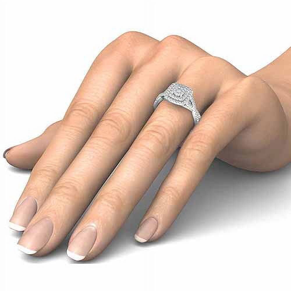 Men's 1/2 Carat T.W. Diamond 10kt White Gold Ring