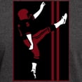 thumbnail image 3 of CafePress - FOOTBALL *18* {Crimson} Dark T Shirt - Men's Classic Graphic Cotton T-Shirt, 3 of 4
