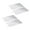 White, variant on Homerr Non-slip Refrigerator Mat Reusable Fridge Liner 4-Piece Reusable Non-Slip Shelf Liner Set Ideal for Kitchen Cabinets, Easy to Clean