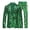 Green, variant on Men's Shiny Sequin Two Piece Tuxedo Suit with Floral Pattern for Party Banquet Proms 70s Disco