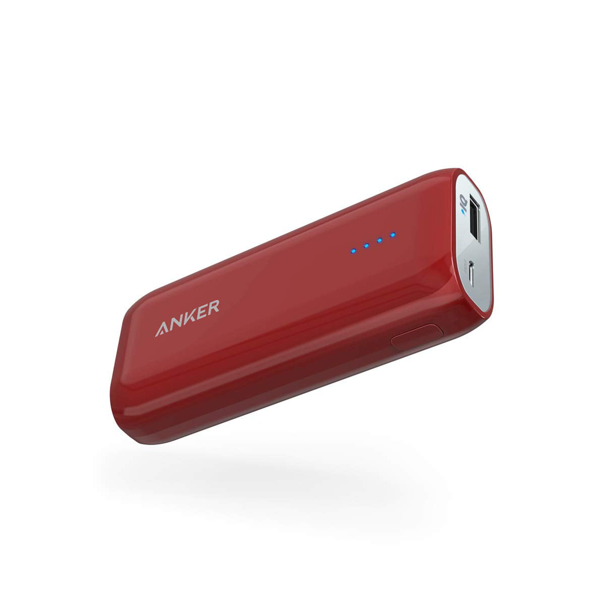 Anker [Upgraded to 6700mAh] Astro E1 Candy-Bar Sized Ultra Compact Portable Charger, External Bank, with PowerIQ Technology (Red) Walmart.com