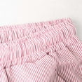 thumbnail image 4 of Busydd Shorts for Men Trendy Striped Elastic Waist Beach Shorts Comfy Summer Drawstring Mens Casual Shorts with Pockets XL, 4 of 8