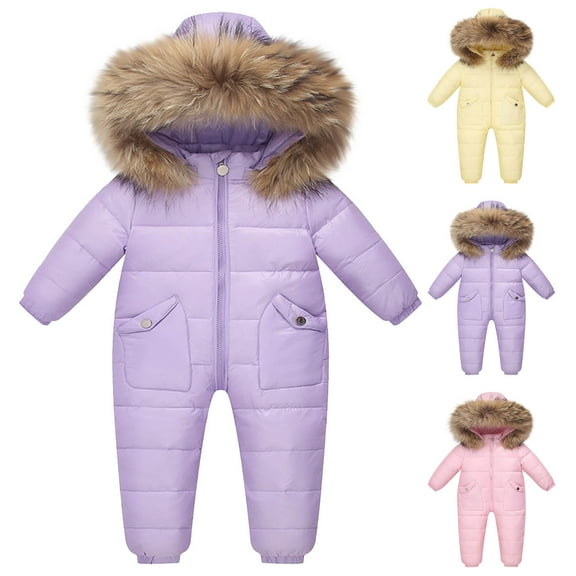 Boys And Girls Winter Ski Suit Pants Jackets Sets Fashion Outdoor Children's Hooded Thick Warm Printed Ski Suit Set