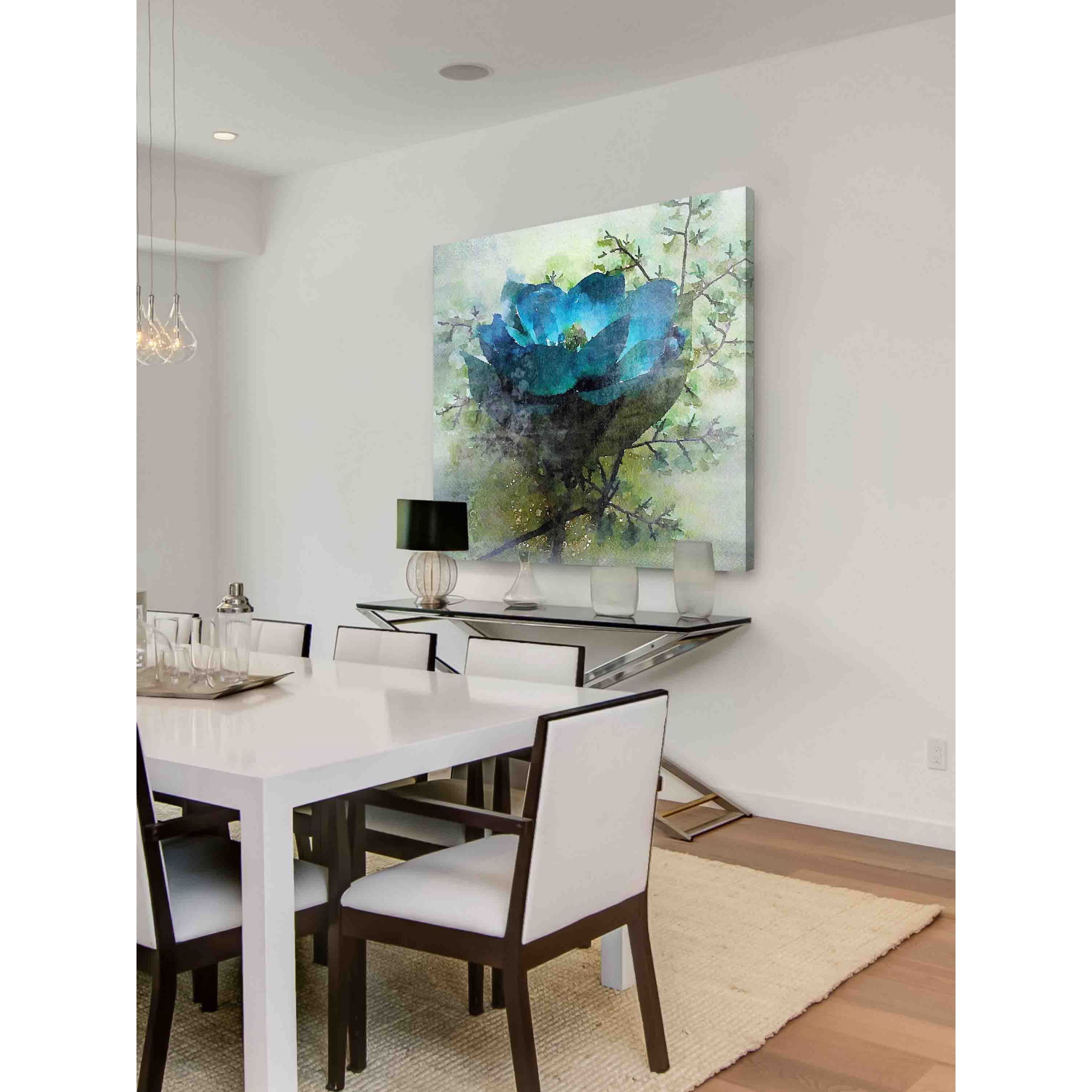 Marmont Hill 'Calm Blues' by Irena Orlov Painting Print on Wrapped Canvas