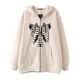 thumbnail image 4 of Dark hip-hop gótico Harajuku Y2k esternón cremallera Sudadera con capucha hombres y mujeres Harajuku chaqueta sudadera, 4 of 5