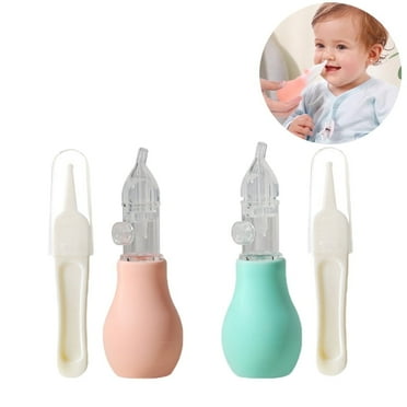 4 PCS Baby Nasal Aspirator Syringe Nose Cleaner Infant Nasal Irrigation Tool for Congestion Relief