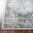 thumbnail image 3 of Modern Geometric Diamond Distressed Power-Loomed Indoor Area Rug or Runner, 2'6" X 7'6", Mossy Oak by Blue Nile Mills, 3 of 8