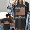 thumbnail image 6 of Icvfdpl Women'S Fashion Casual America July 71Th Anniversary Flag Printed Round Neck Short Sleeve Loose Top T Shirt Trendy Female Outwear, 6 of 7
