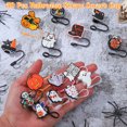 thumbnail image 4 of AOWOO 50PCS Halloween Straw Cover Cap, Straw Cover for 30&40 Oz Tumbler, Reusable Soft Silicone Straw Topper, Straw Protectors Drinking Straw Caps for 10 mm Straws, 4 of 8